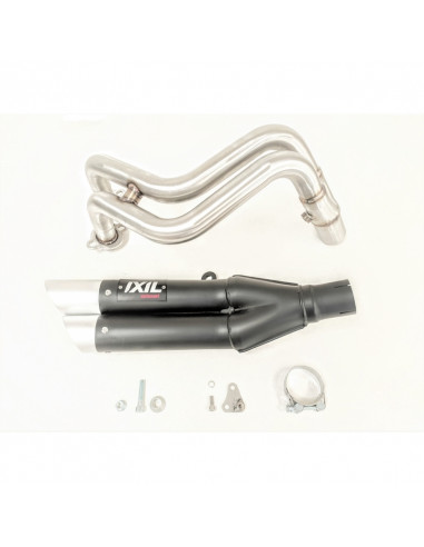 Ligne complète IXIL Hyperlow inox noir / alu poli - Yamaha MT-07