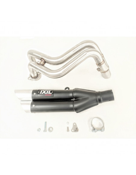 Ligne complète IXIL Hyperlow inox noir / alu poli - Yamaha MT-07