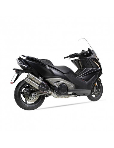 Ligne complète IXIL Dual Hyperlow XXL L5X inox poli - Kymco AK 550