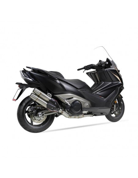 Ligne complète IXIL Dual Hyperlow XXL L5X inox poli - Kymco AK 550