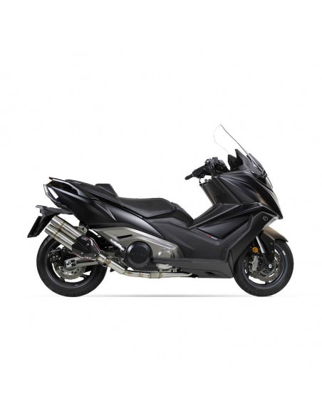 Ligne complète IXIL Dual Hyperlow XXL L5X inox poli - Kymco AK 550