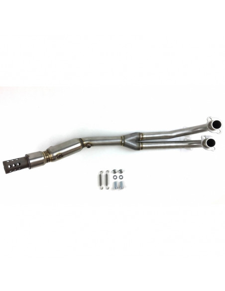 Ligne complète IXIL Dual Hyperlow XXL L5X inox poli - Kymco AK 550