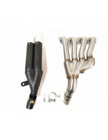 Ligne complète IXIL Hyperlow inox noir / alu poli - Honda CB650R