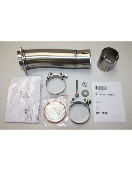 Silencieux IXIL Hexoval Xtrem inox / alu noir - Suzuki SV650S