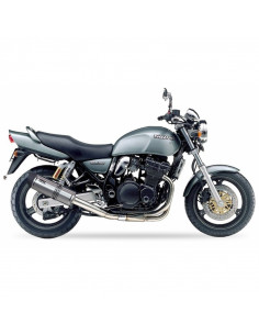 Silencieux IXIL Hexoval Xtrem inox / alu noir - Suzuki GSX750 Naked 2