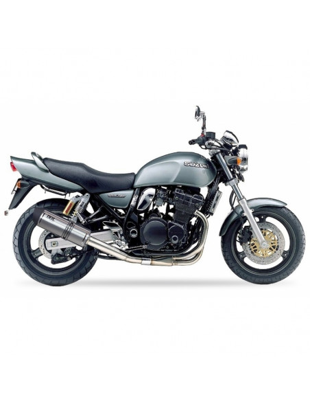 Silencieux IXIL Hexoval Xtrem inox / alu noir - Suzuki GSX750 Naked