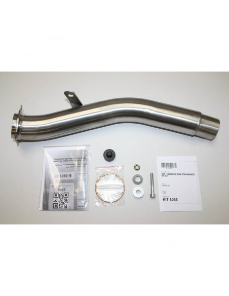 Silencieux IXIL Hexoval Xtrem inox / alu noir - Suzuki GSX750 Naked