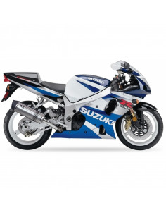 Silencieux IXIL Hexoval Xtrem inox / alu noir - Suzuki GSX1000R 2