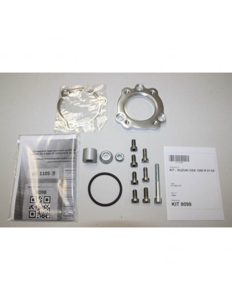 Silencieux IXIL Hexoval Xtrem inox / alu noir - Suzuki GSX1000R