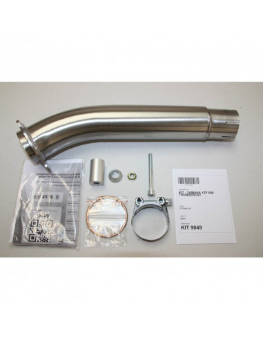 Silencieux IXIL Hexoval Xtrem inox / alu noir - Yamaha YZF 600 Yhundercat