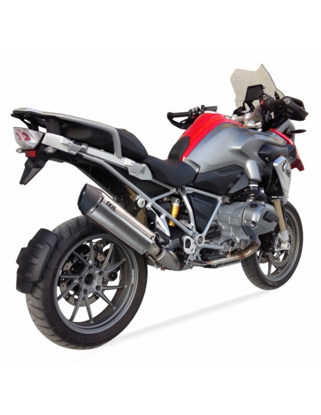 Silencieux IXIL Hexoval Xtrem inox / alu noir - BMW R1200GS