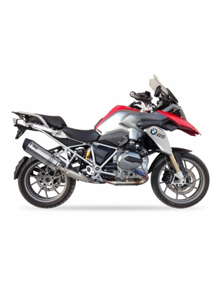 Silencieux IXIL Hexoval Xtrem inox / alu noir - BMW R1200GS