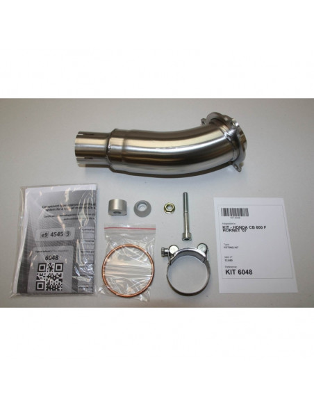 Silencieux IXIL Hexoval Xtrem inox noir / alu noir - Honda CB600F-S Hornet