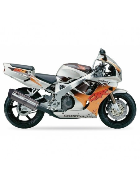 Silencieux IXIL Hexoval Xtrem inox noir / alu noir - Honda CBR900RR