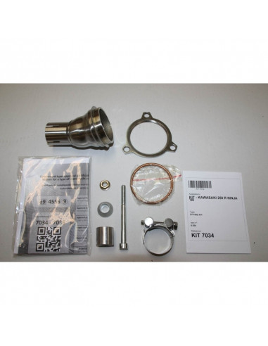 Silencieux IXIL Hexoval Xtrem inox / alu noir - Kawasaki Ninja 250R