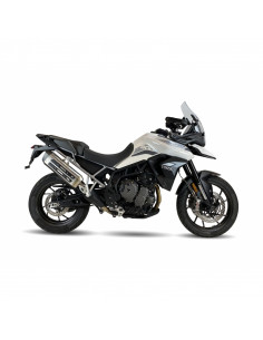 Silencieux IXIL MXT inox / alu noir - Triumph Tiger 900/GT/Rally 2