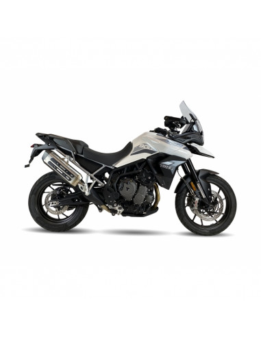 Silencieux IXIL MXT inox / alu noir - Triumph Tiger 900/GT/Rally