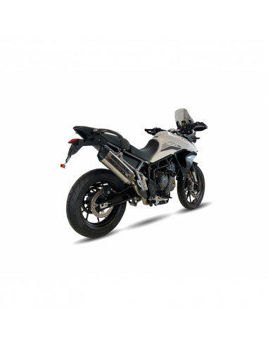Silencieux IXIL MXT inox / alu noir - Triumph Tiger 900/GT/Rally