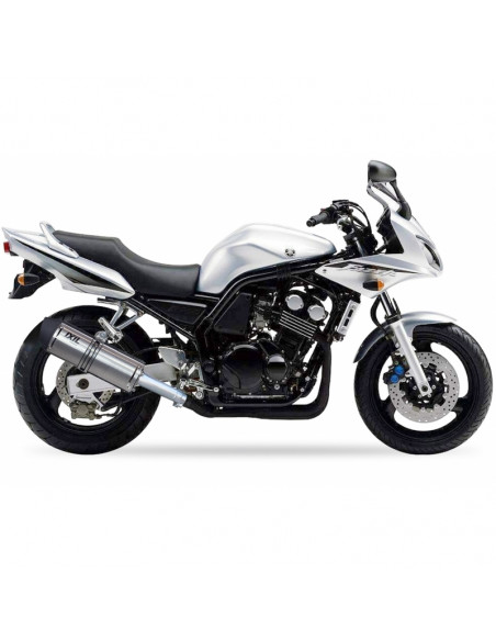 Silencieux IXIL Hexoval Xtrem inox / alu noir - Yamaha FZS 600 Fazer