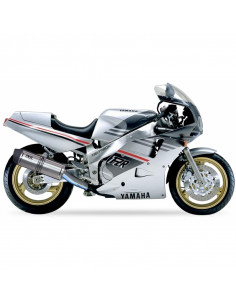 Silencieux IXIL Hexoval Xtrem inox / alu noir - Yamaha FZR 1000 Exup 2