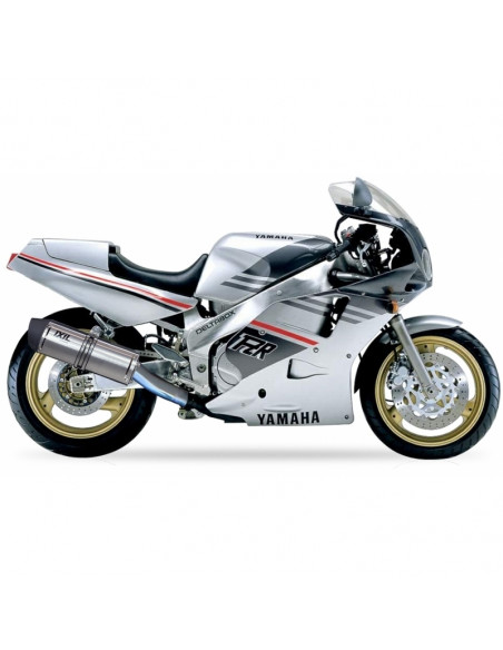 Silencieux IXIL Hexoval Xtrem inox / alu noir - Yamaha FZR 1000 Exup