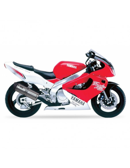 Silencieux IXIL Hexoval Xtrem inox / alu noir - Yamaha YZF 1000 Thunderice