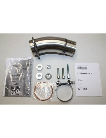 Silencieux IXIL Hexoval Xtrem inox / alu noir - Yamaha FZ-8