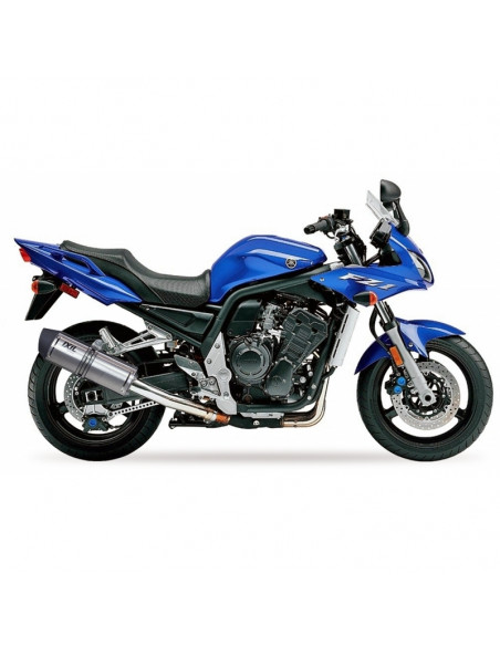 Silencieux IXIL Hexoval Xtrem inox / alu noir - Yamaha FZS 1000 Fazer
