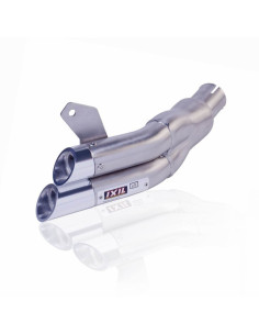 Silencieux IXIL Dual Hyperlow L2X inox / alu poli - Aprilia CR125