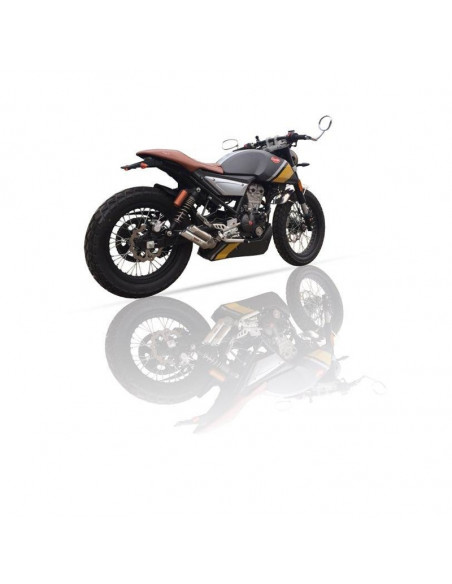 Silencieux IXIL Dual Hyperlow L2X inox / alu poli - Aprilia CR125