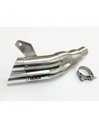 Silencieux IXIL Dual Hyperlow L2X inox / alu poli - Honda CB600F-S