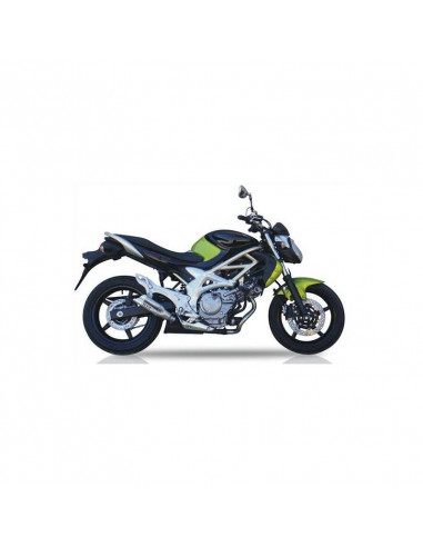 Silencieux IXIL Dual Hyperlow L2X inox / alu poli - Suzuki SFV 650 Gladius
