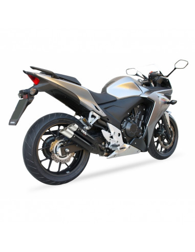 Silencieux IXIL Dual Hyperlow L3XB inox noir / alu - Honda CBR500R