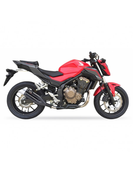 Silencieux IXIL Dual Hyperlow L3XB inox noir / alu - Honda CBR500R