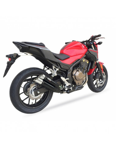 Silencieux IXIL Dual Hyperlow L3XB inox noir / alu - Honda CBR500R