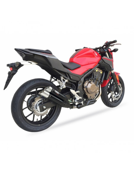 Silencieux IXIL Dual Hyperlow L3XB inox noir / alu - Honda CBR500R