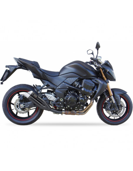 Silencieux IXIL Dual Hyperlow L3XB inox noir / alu - Kawasaki Z750S