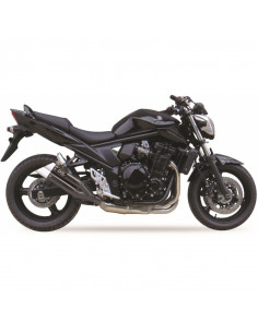 Silencieux IXIL Dual Hyperlow L3XB inox noir / alu - Suzuki GSF-650N 2