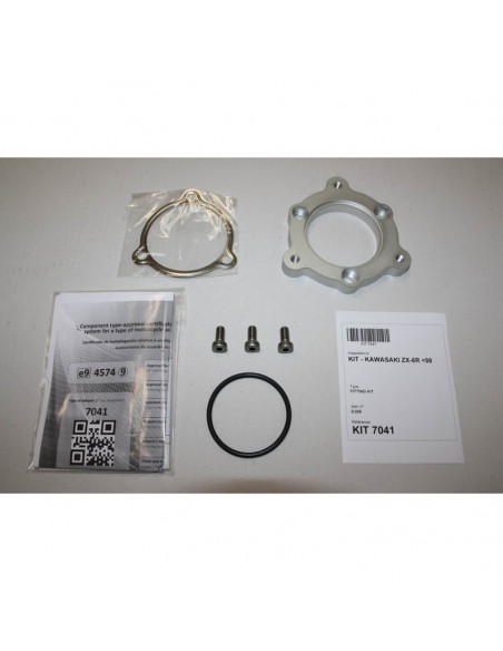 Silencieux IXIL Hexoval Xtrem inox / alu noir - Kawasaki ZX-6R Ninja