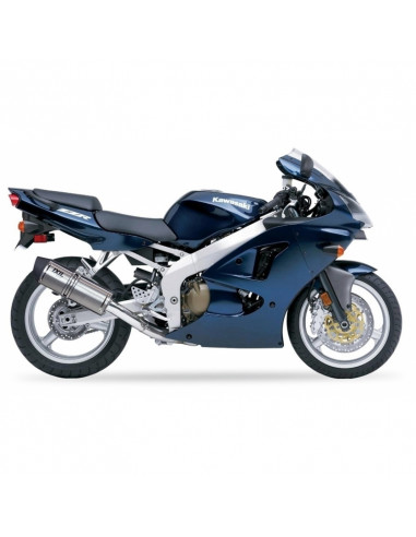 Silencieux IXIL Hexoval Xtrem inox / alu noir - Kawasaki ZX-6R Ninja