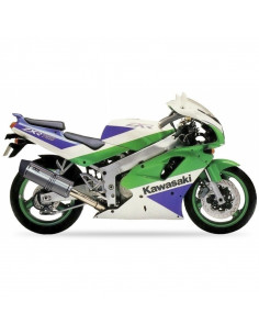 Silencieux IXIL Hexoval Xtrem inox / alu noir - Kawasaki ZX750R 2