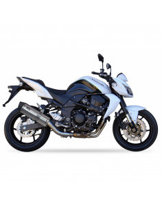 Silencieux IXIL Hexoval Xtrem inox / alu noir - Kawasaki Z750S/R 2