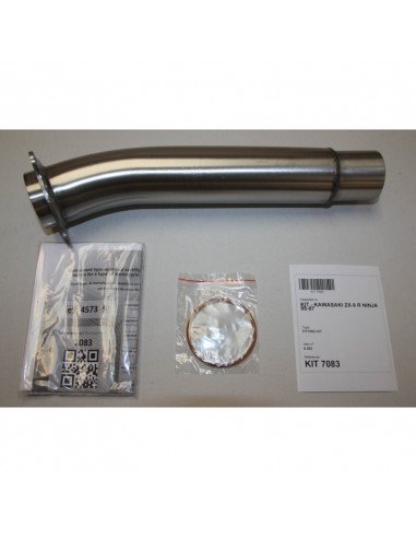 Silencieux IXIL Hexoval Xtrem inox / alu noir - Kawasaki ZX-9R Ninja