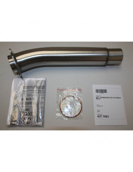 Silencieux IXIL Hexoval Xtrem inox / alu noir - Kawasaki ZX-9R Ninja