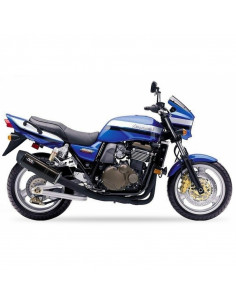 Silencieux IXIL Hexoval Xtrem inox / alu noir - Kawasaki ZRX 1100 2