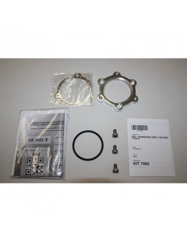 Silencieux IXIL Hexoval Xtrem inox / alu noir - Kawasaki ZRX 1100