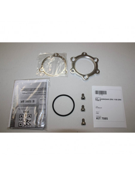 Silencieux IXIL Hexoval Xtrem inox / alu noir - Kawasaki ZRX 1100