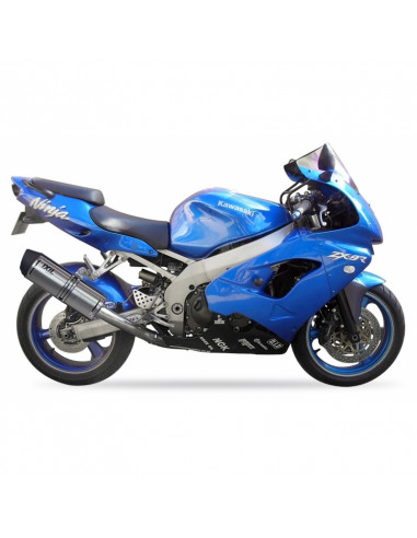 Silencieux IXIL Hexoval Xtrem inox / alu noir - Kawasaki ZX-9R Ninja