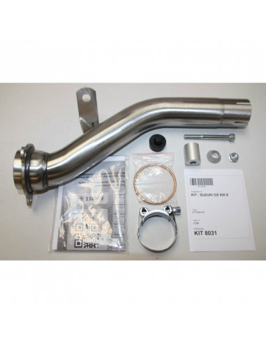 Silencieux IXIL Hexoval Xtrem inox / alu noir - Suzuki GS500E