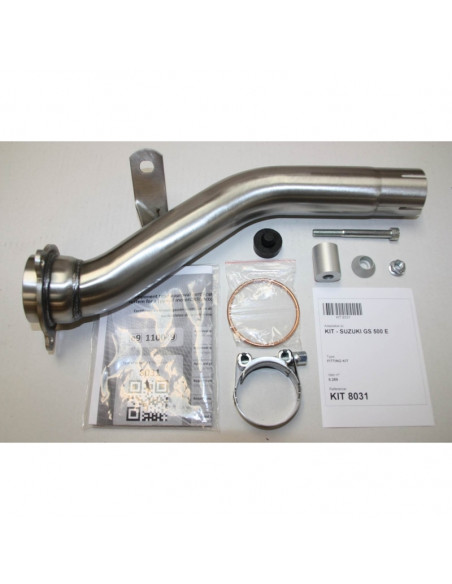 Silencieux IXIL Hexoval Xtrem inox / alu noir - Suzuki GS500E